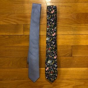 Original Penguin Floral Skinny Tie HAUL